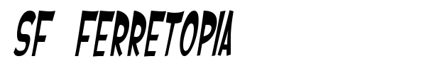 SF Ferretopia font preview